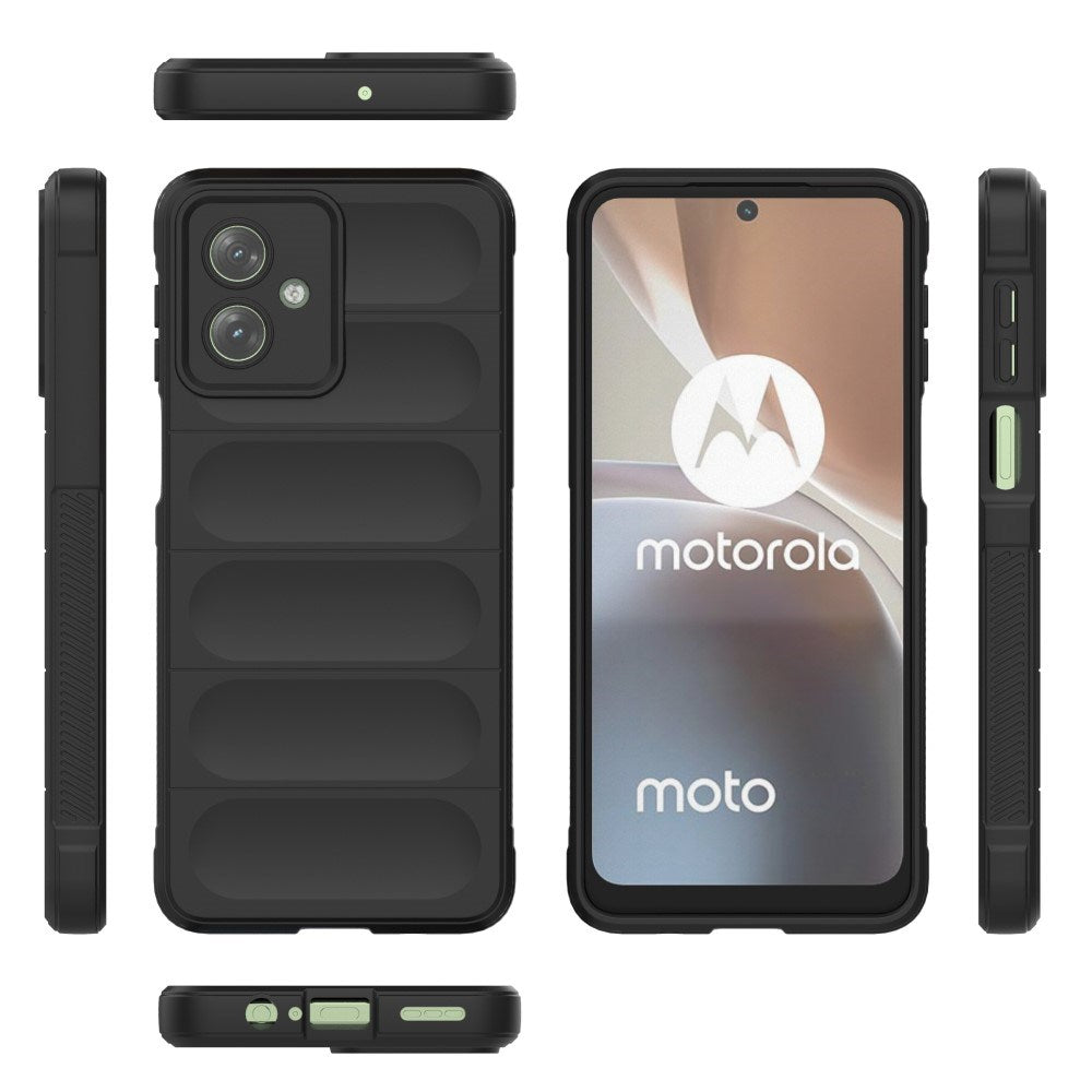 EIDERWOOD Motorola Moto G54 fleksibelt plastdeksel - svart