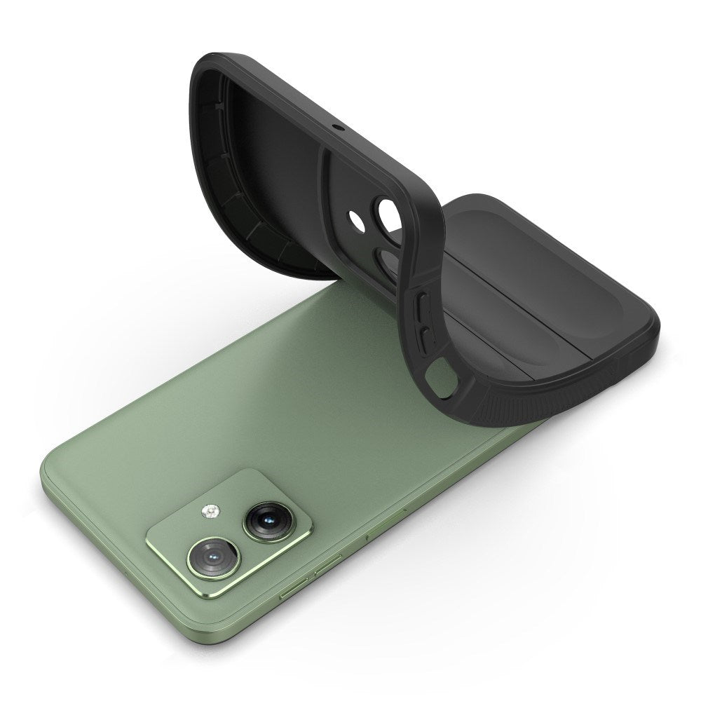 EIDERWOOD Motorola Moto G54 fleksibelt plastdeksel - svart