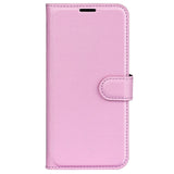 Samsung Galaxy A25 (5G) Litchi Leather Flip Cover m. Lommebok - Rosa
