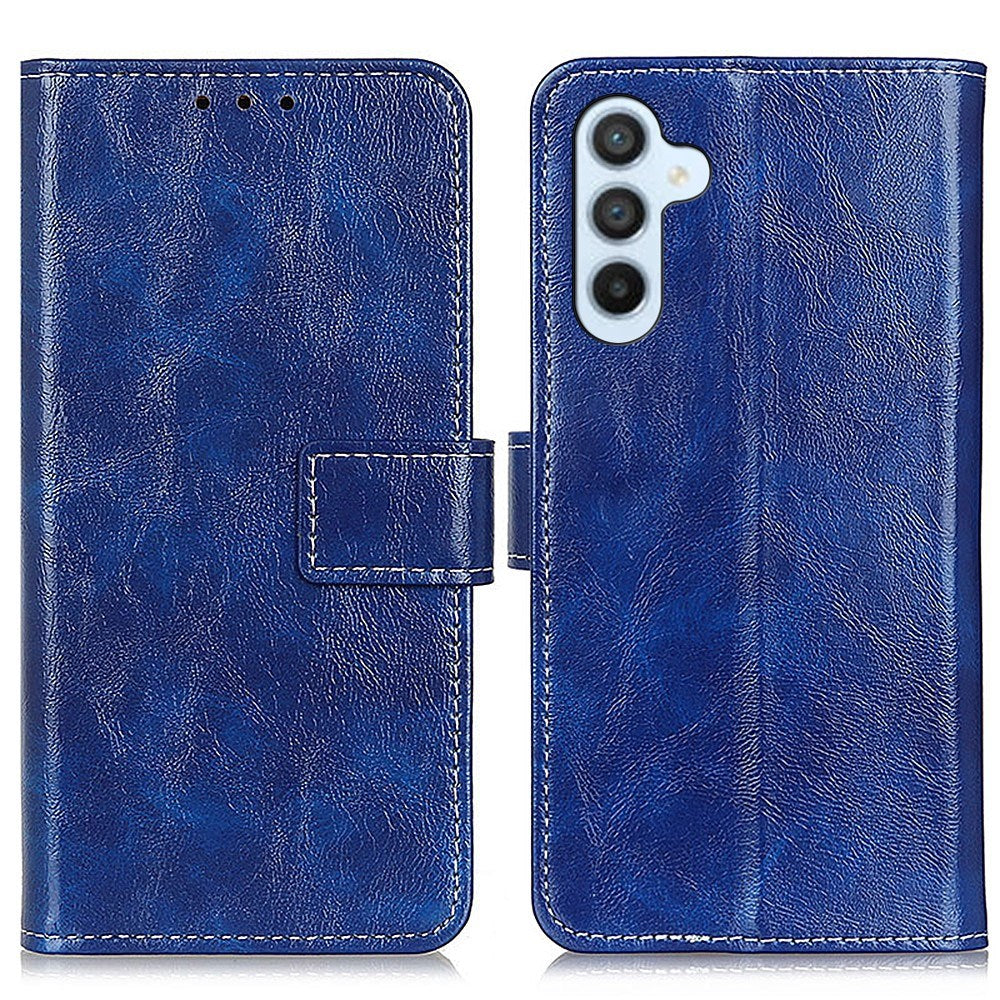 Samsung Galaxy S24+ (Plus) - EIDERWOOD Kunstlæder Flip Cover - Blå