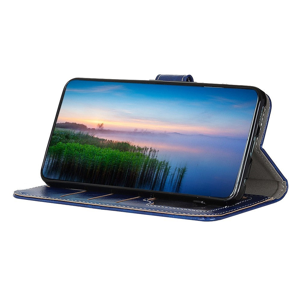 Samsung Galaxy S24+ (Plus) - EIDERWOOD Kunstlæder Flip Cover - Blå