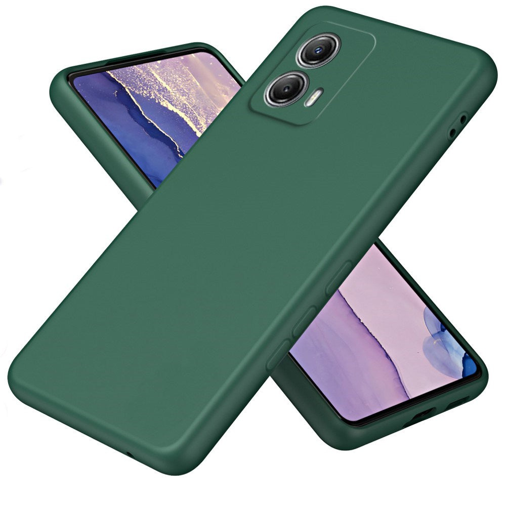 EIDERWOOD Motorola Moto G53 Liquid Silikone Bagside Cover - Grøn