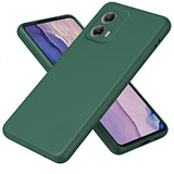 EIDERWOOD Motorola Moto G53 Liquid Silikone Bagside Cover - Grøn