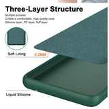 EIDERWOOD Motorola Moto G53 Liquid Silikone Bagside Cover - Grøn