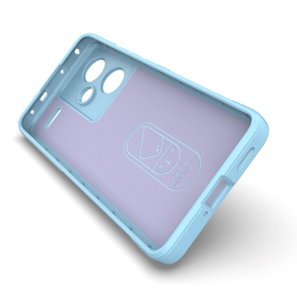 Xiaomi Redmi Note 13 Pro+ (Plus) Fleksibelt plastdeksel - Lyseblå