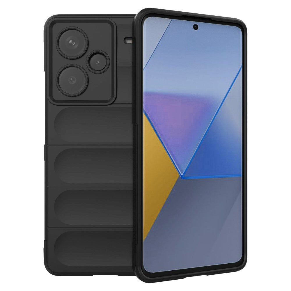 Xiaomi Redmi Note 13 Pro+ (pluss) fleksibelt plastdeksel - svart