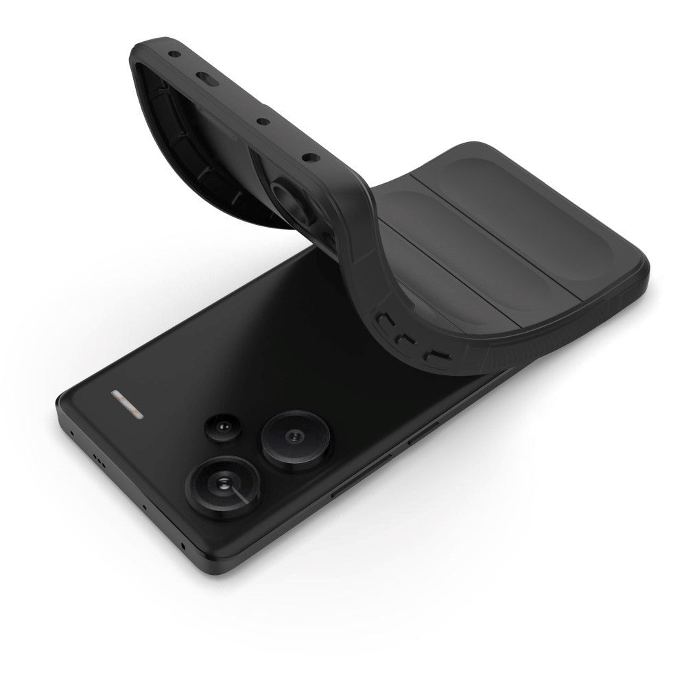 Xiaomi Redmi Note 13 Pro+ (pluss) fleksibelt plastdeksel - svart