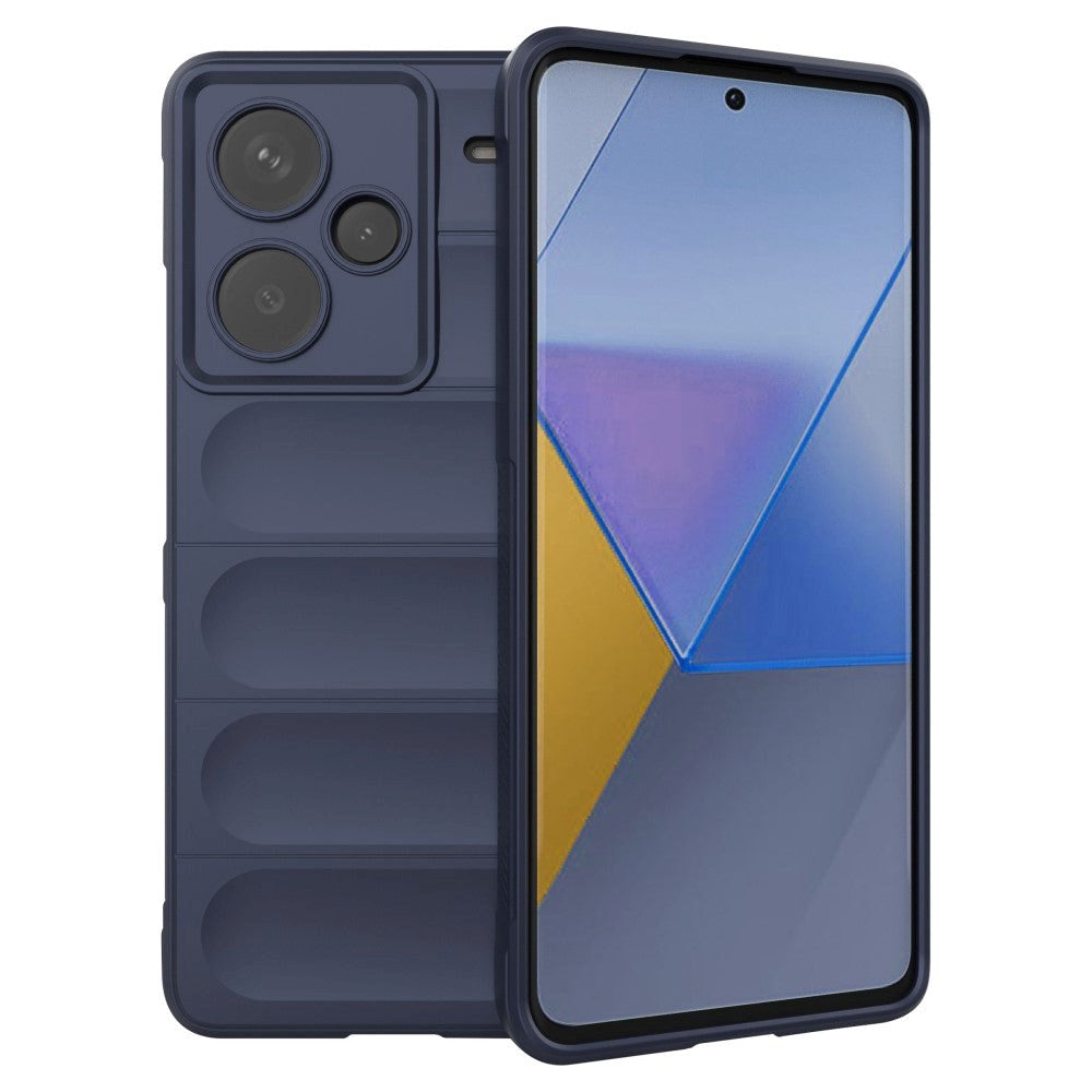 Xiaomi Redmi Note 13 Pro+ (pluss) Fleksibelt plastdeksel - mørkeblå