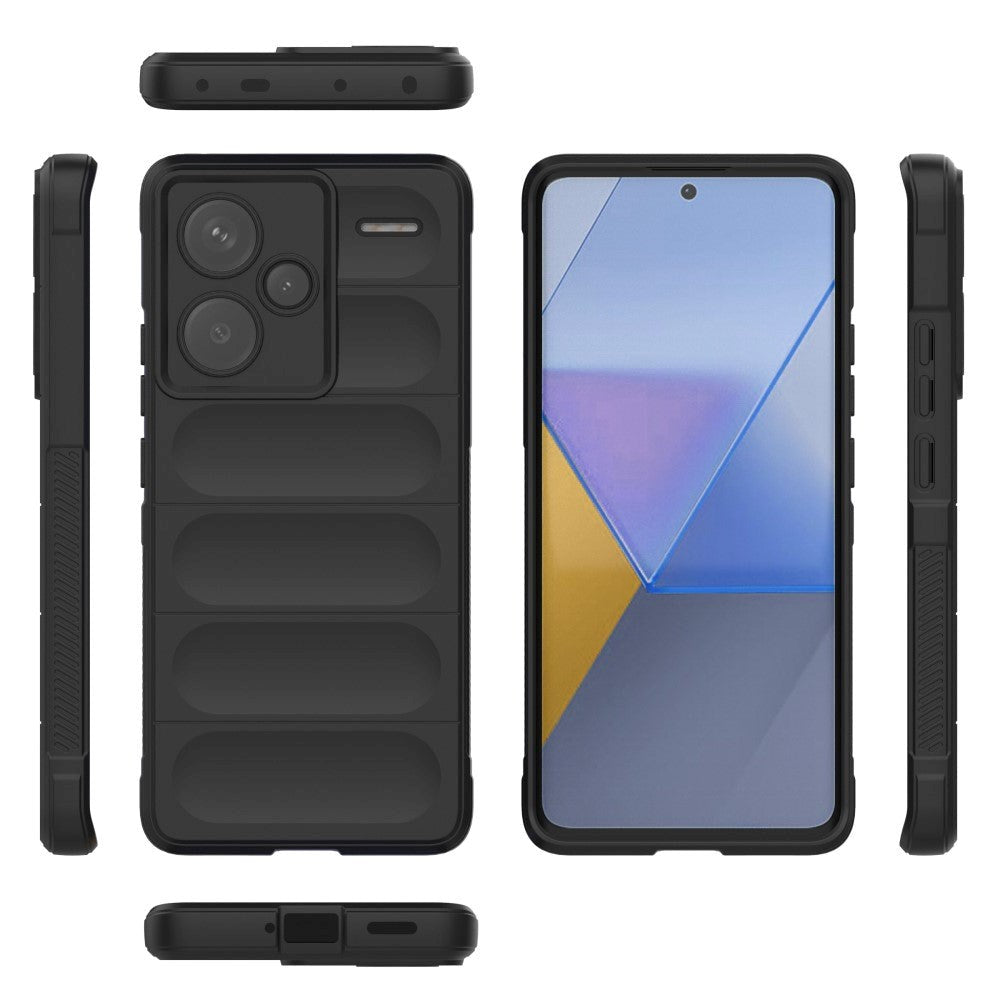 Xiaomi Redmi Note 13 Pro+ (pluss) Fleksibelt plastdeksel - mørkeblå