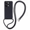 EIDERWOOD OnePlus Nord 3 (5G) Fleksibelt Plastik Bagside Cover m. Justerbar Strop - Sort