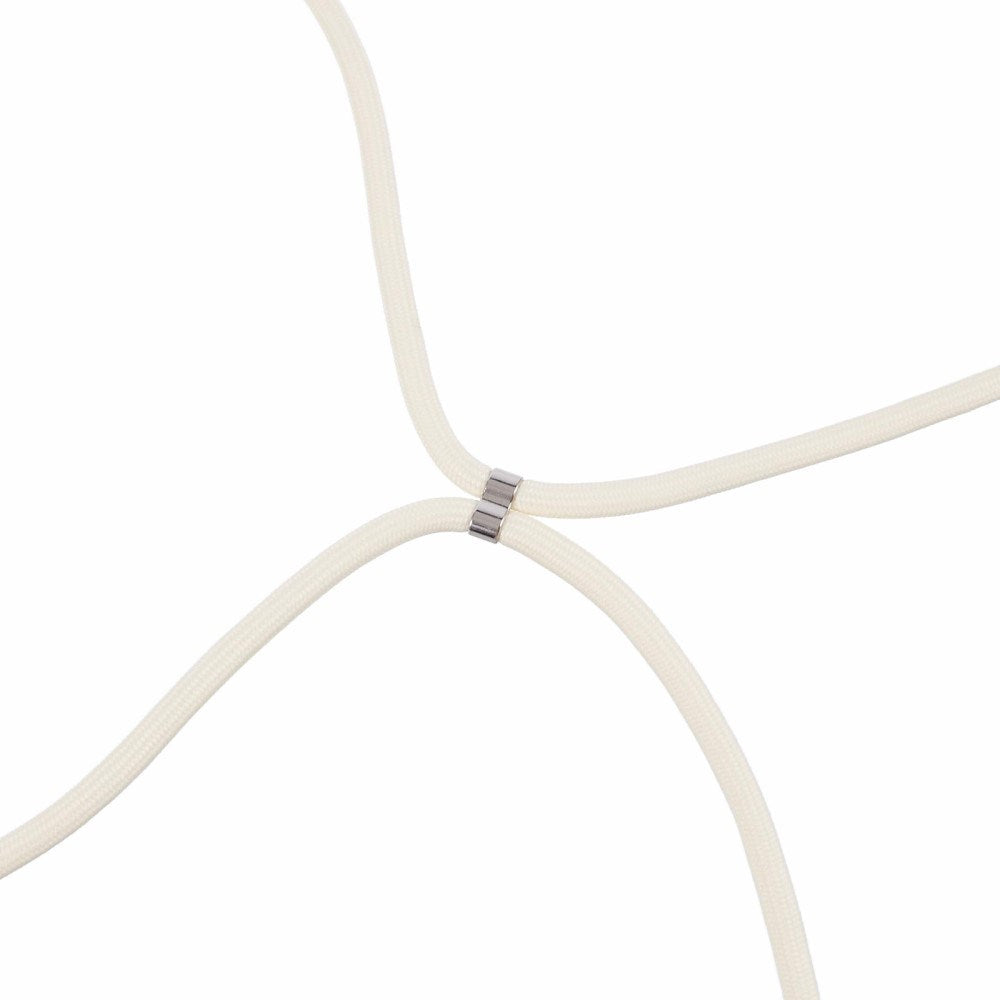 EIDERWOOD OnePlus Nord 3 (5G) Fleksibelt Plastik Bagside Cover m. Justerbar Strop - Hvid