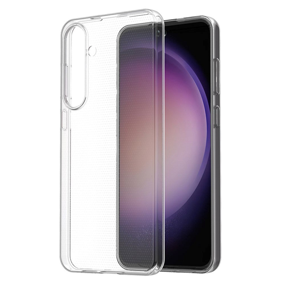 Samsung Galaxy S24+ (Plus) Fleksibelt TPU-plastbakdeksel - Gjennomsiktig