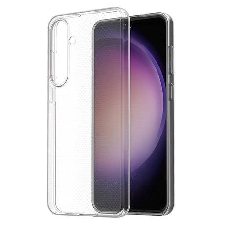Samsung Galaxy S24+ (Plus) Fleksibelt TPU-plastbakdeksel - Gjennomsiktig