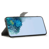 Samsung Galaxy S24 Leather Flip Cover m. Lommebok- og stativfunksjon - Uglepar