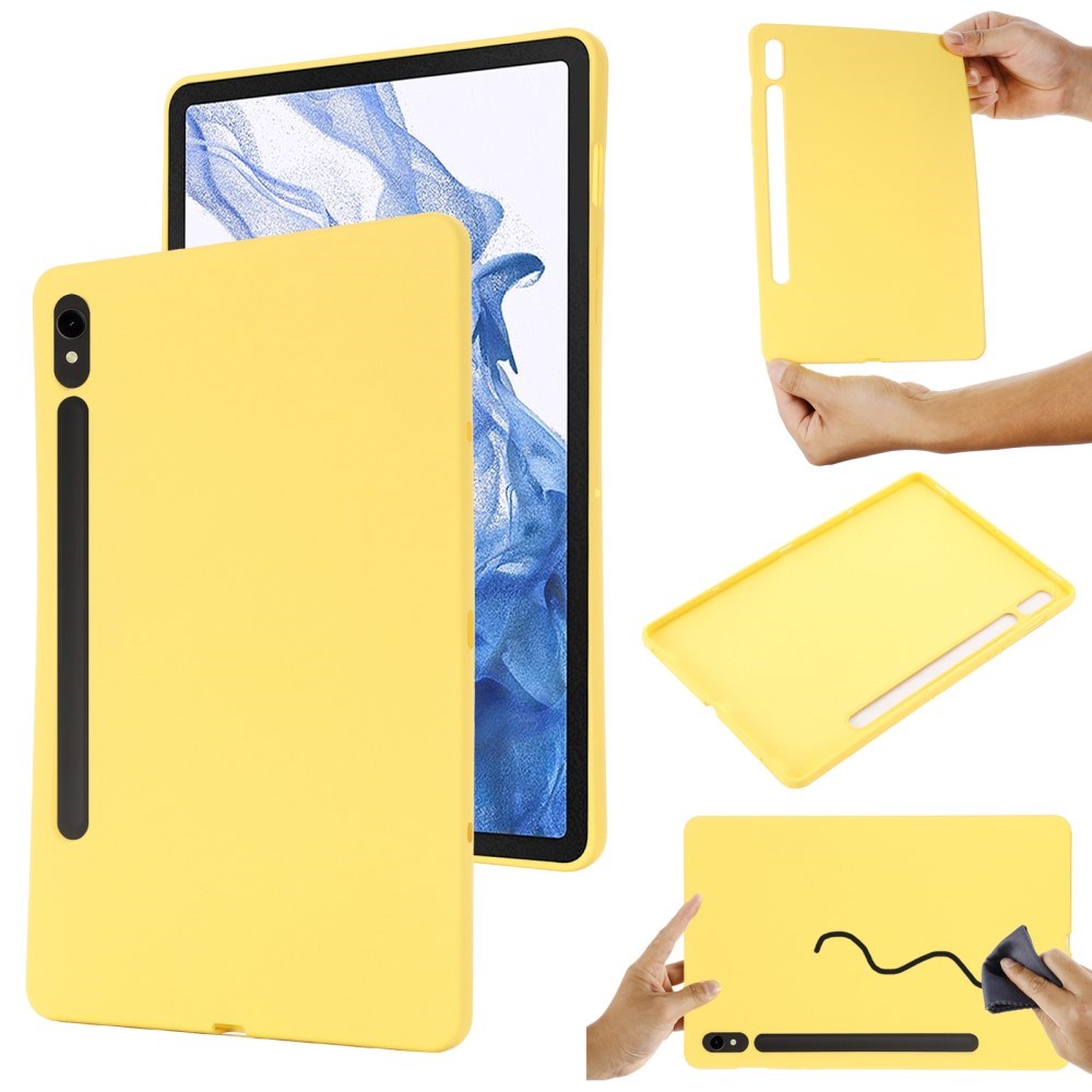 EIDERWOOD Samsung Galaxy Tab S10 FE / S9 FE Foret Silikone Tablet Case - Gul