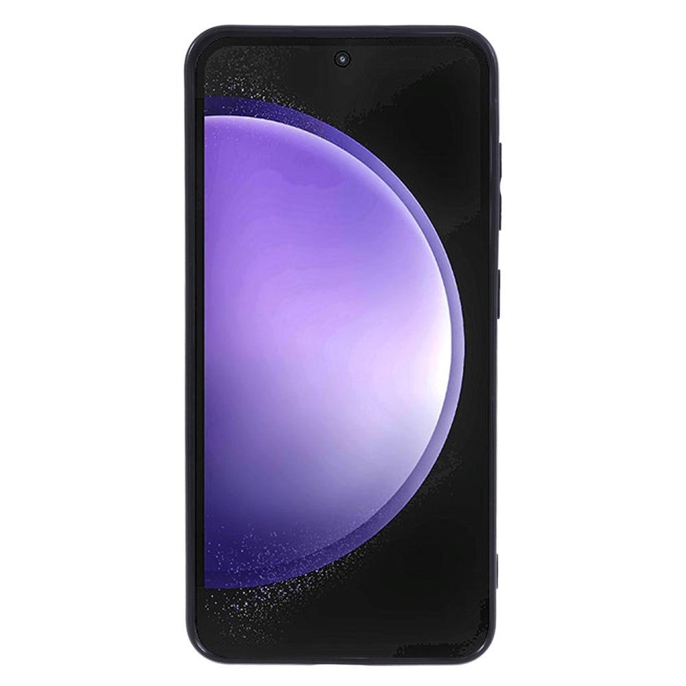 Samsung Galaxy S24 Fleksibel TPU Plastic Bakdeksel - Svart