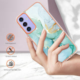 Samsung Galaxy A15 (5G) / A15 Hybrid Plastic Bakdeksel - Grønn Marmor