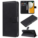 Samsung Galaxy A15 (5G) / A15 PU Leather Flip Cover m. Lommebok og stropp - Svart