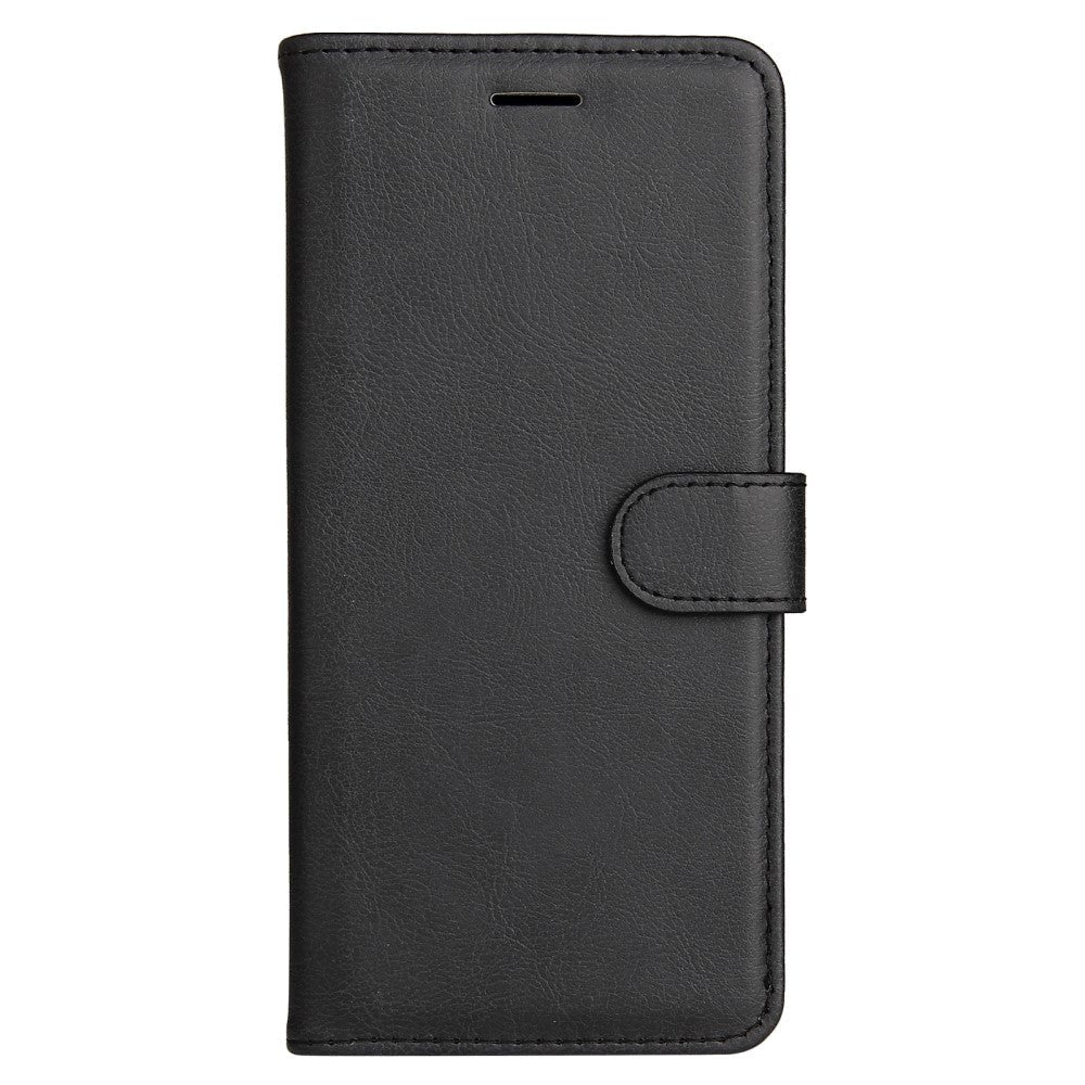 Samsung Galaxy A15 (5G) / A15 PU Leather Flip Cover m. Lommebok og stropp - Svart