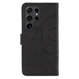Samsung Galaxy S24 Ultra PU Leather Flip Cover m. Lommebok og stropp - Svart