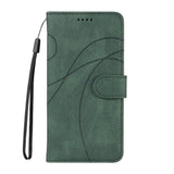 Samsung Galaxy S24 Ultra PU Læder Flip Cover m. Pung & Strop - Grøn