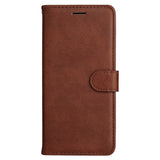 Samsung Galaxy S24 Ultra Leather Flip Cover m. Lommebok og stropp - Brun