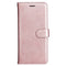 Samsung Galaxy S24 Ultra Læder Flip Cover m. Pung og Strop - Rose Gold
