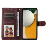 Samsung Galaxy A15 (5G) / A15 flip-deksel i kunstskinn m. Lommebok og stropp - Brun