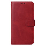 Samsung Galaxy A15 (5G) / A15 Kunstlæder Flip Cover m. Pung og Strop - Red