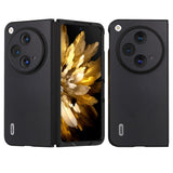 OnePlus åpent skinnbelagt plastbakdeksel - svart