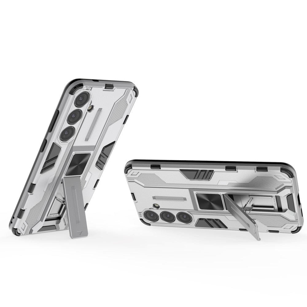 Samsung Galaxy S24+ (Plus) Craftsman Bakdeksel m. Stativ - Sølv