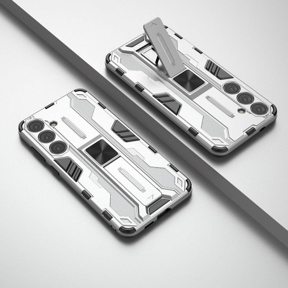 Samsung Galaxy S24+ (Plus) Craftsman Bakdeksel m. Stativ - Sølv