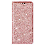 Samsung Galaxy A15 (5G) / A15 Læder Flip Cover m. Pung - Glimmer - Rose Gold