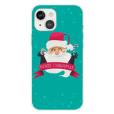 iPhone 15 Plus fleksibelt plastdeksel Jul - God jul - Glad julenisse