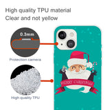 iPhone 15 Plus fleksibelt plastdeksel Jul - God jul - Glad julenisse