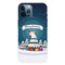 iPhone 15 Pro Flexible Plastic Back Christmas Cover - God Jul - Julenissen i juletre