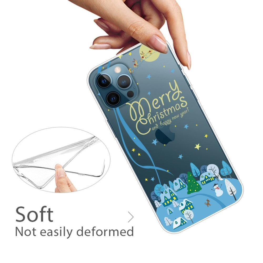 iPhone 15 Pro fleksibelt plast julebakdeksel - Juleby