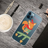 iPhone 15 Pro fleksibelt plast julebakdeksel - ekorn