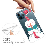 iPhone 15 Pro fleksibelt plast julebakdeksel - Snowman