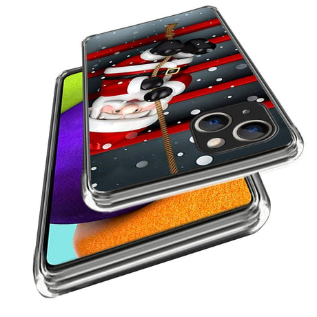 iPhone 15 TPU plast juledeksel - julenissen