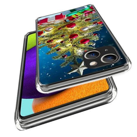 iPhone 15 Plus TPU plast juledeksel - juletre