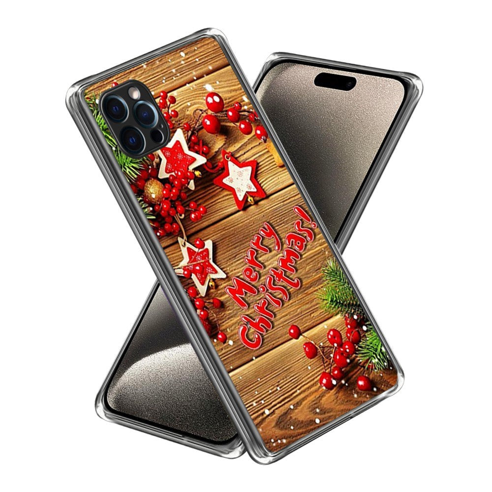 iPhone 15 Pro Max TPU plast juledeksel - god jul