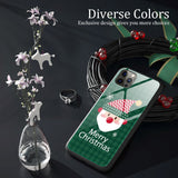 iPhone 15 Pro Julebakdeksel m. Glassrygg - God jul - Julenissen