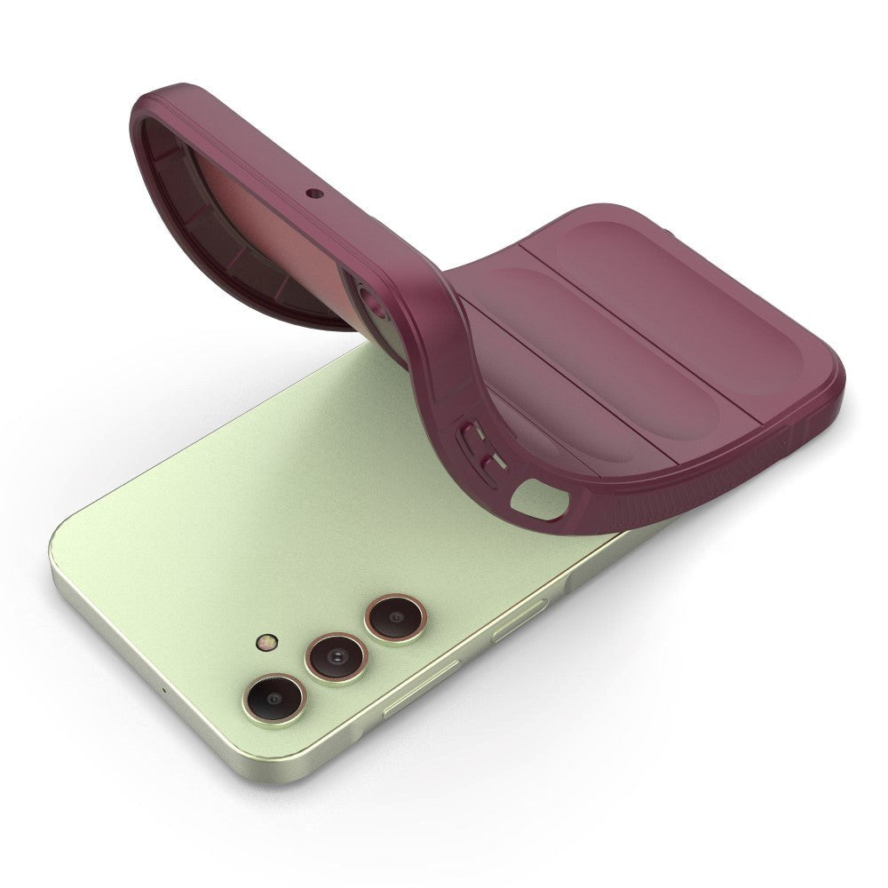 Samsung Galaxy A15 (5G) / A15 fleksibelt plastdeksel - Burgundy