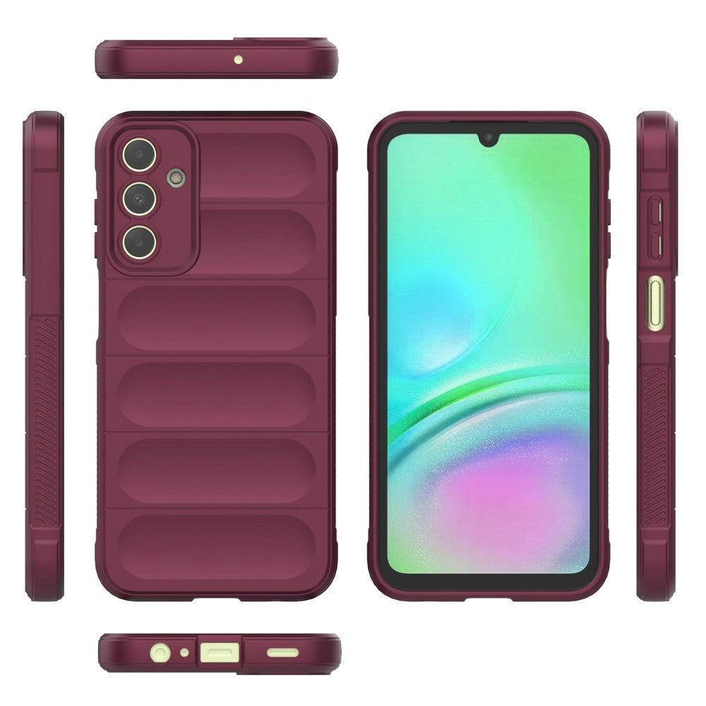 Samsung Galaxy A15 (5G) / A15 fleksibelt plastdeksel - Burgundy