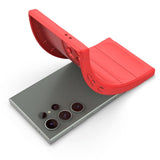 Samsung Galaxy S24 Ultra fleksibelt plastdeksel - rød