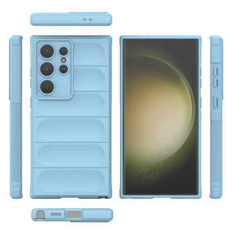 Samsung Galaxy S24 Ultra fleksibelt plastdeksel - Lyseblå
