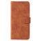 Xiaomi 14 Pro Leather Flip Cover m. Kortholder og stativfunksjon - brun