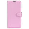 Xiaomi 14 Pro flip-deksel i kunstskinn m. Kortholder og stativfunksjon - Rosa