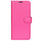 Xiaomi 14 Pro flip-deksel i kunstskinn m. Kortholder og stativfunksjon - Rosa